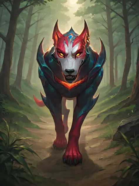 League of legends Naafiri Darkin the hundredfold dying hound 3D 