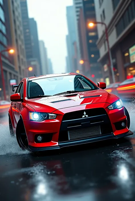 Now do it in a Mitsubishi Lancer Evo X