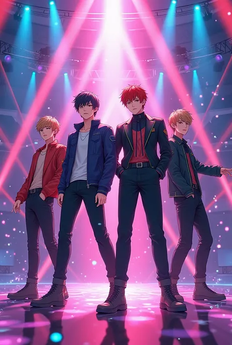 Believe me 4 young men anime idol