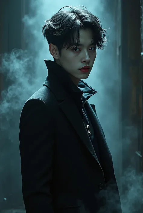 Jimin from bts as vampire 