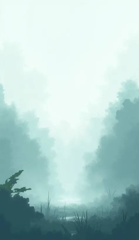 illustrated hazy and misty background
