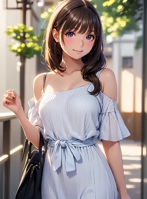  Hi-Res ,In 8K, best quality, Details, semi-realistic anime, D Anime Style , Smooth Anime CG , one girl, 19-year-old Japanese woman on a luxury liner ,( slim),modeling,(( Eyeliner)),(Maroon Glowing Hair ), Shiny brown hair,(( wavy hair flowing down to the ...