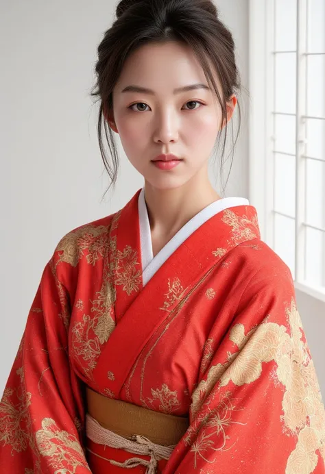 ((Top Quality, 8k, Masterpiece: 1.3)), Sharp Focus: 1.2, Beautiful Woman with Perfect Figure: 1.4, (Kimono), Highly Detailed Face and Skin Texture, Detailed Eyes, (Lips), 