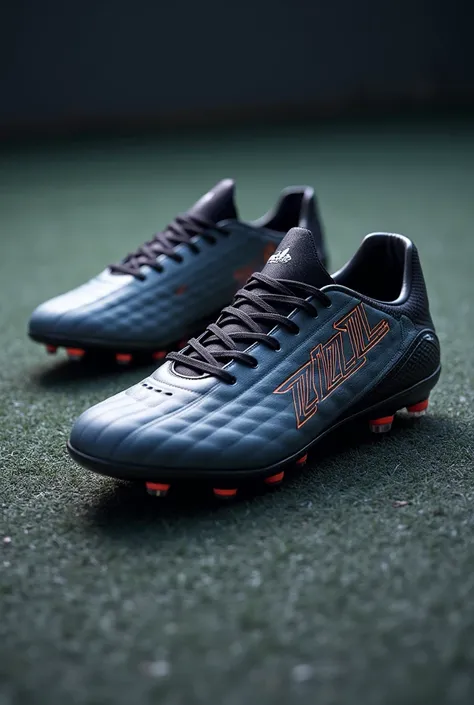 Create some soccer shoes that the logo is "zzz"