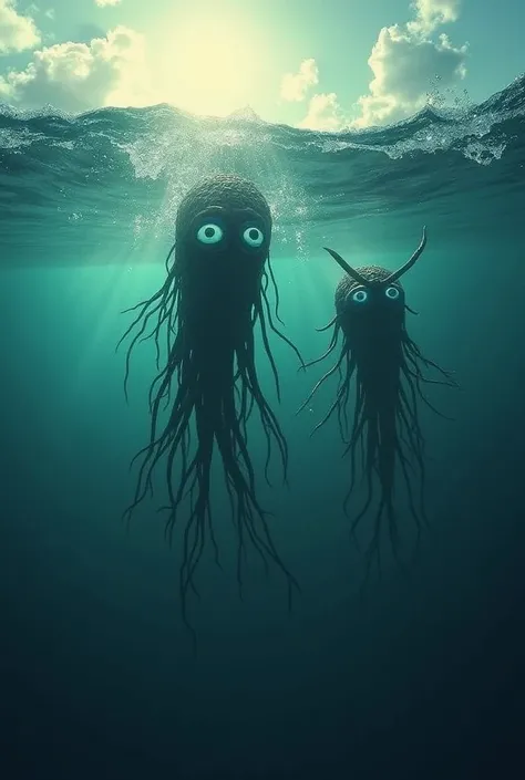  ay those who think that the appearance of abyssal creatures on the surface could be a signal or a message from the ocean, perhaps alerting us to changes or problems in the marine ecosystem .