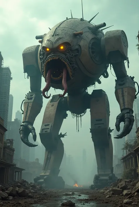 A robot that looks like the cloverfield monster 