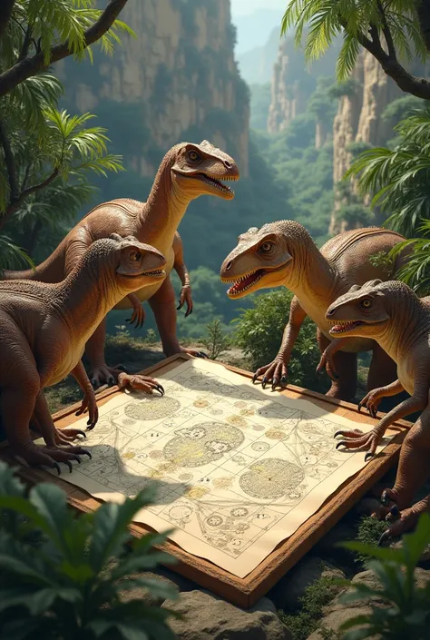 Dinosaurs with mathematics 