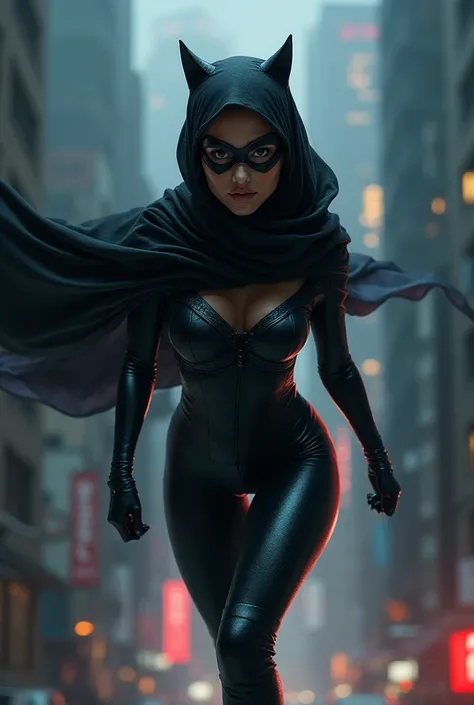 Catwoman wearing hijab 