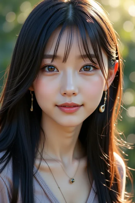 realistic, hyper-realistic, hyper-realistic, black hair, pupils sparkling, light smile, Ultra-realistic, Surrealism, Realism, Hyperrealism, photorealistic, f/2.8, UHD, accurate, anatomically correct, textured skin, super detail, high details, high quality,...