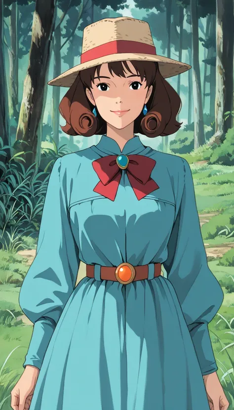 (1girl, Darling_(Lady_and_the_Tramp)), (extremely detailed CG unit 8k wallpaper),(master part), (best quality), (ultra detail), (best illustration),(ghibli_style), cowboy shot, standing, facing viewer, looking at viewer, perfect face, perfect eyes, perfect...