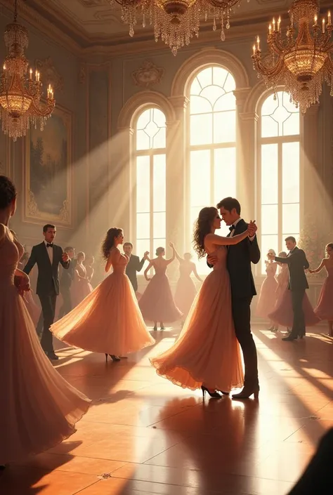 Escena de baile the waltz 