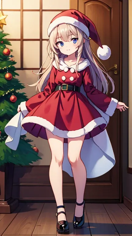 Santa dress ,  full body, Santa shoes