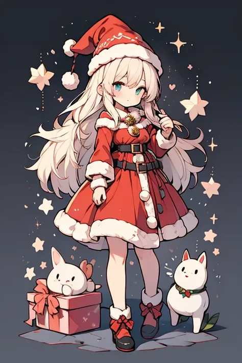 Santa dress ,  full body, Santa shoes