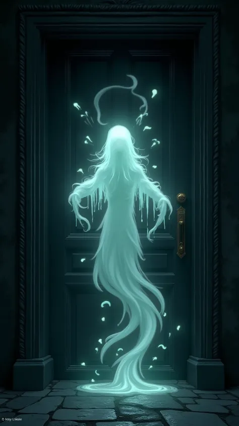 
Ghostly Horror Cartoon Door Decoration