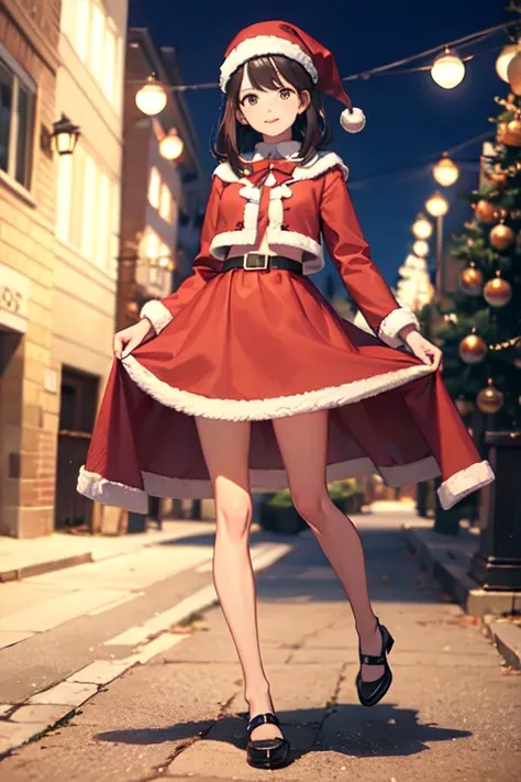 Santa dress ,  full body, Santa shoes