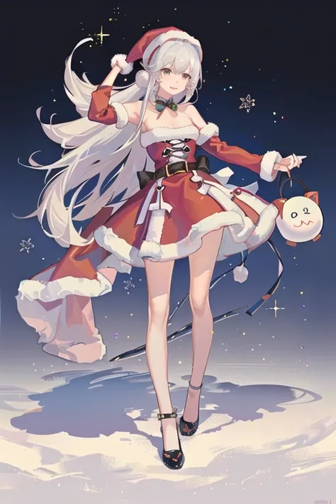 Santa dress ,  full body, Santa shoes