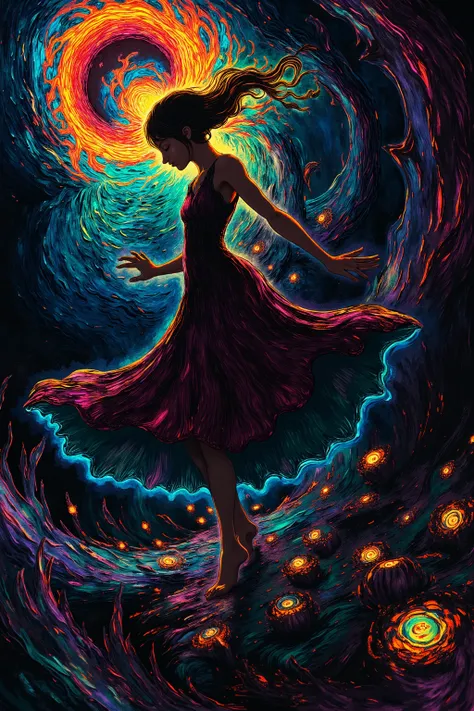 high contrast,forcus 1 girl ,  dressed in gorgeous dresses dancing, at night, Abstract Art,melancholic,fullcolor,　,b3rs3rk,style of Aberdeen Bestiary,fractal psychedelic,style of Edvard Munch
0 comment