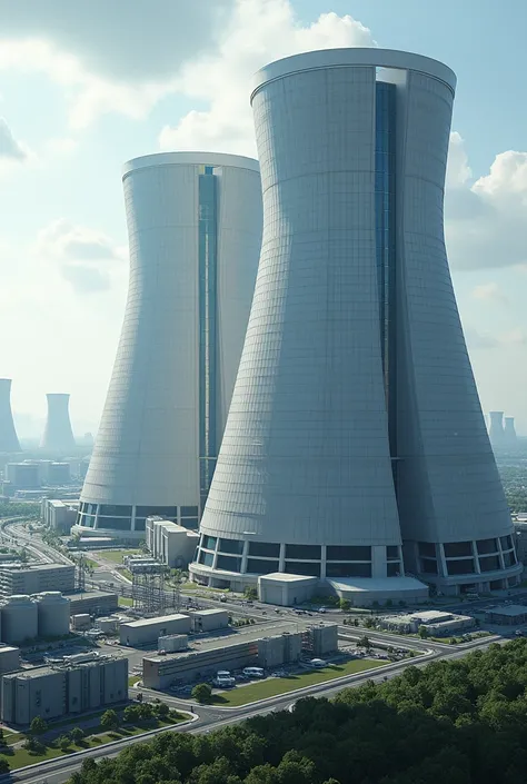 modern nuclear power plant
