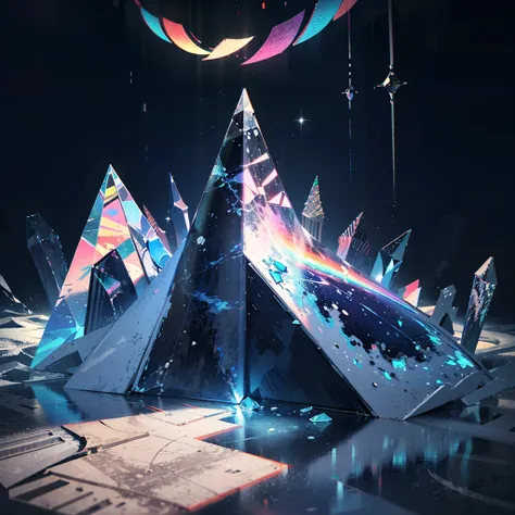 Prismarine Shards, Prism Fourtain, Beautiful crystalic structures, Infinite Crystal Lake