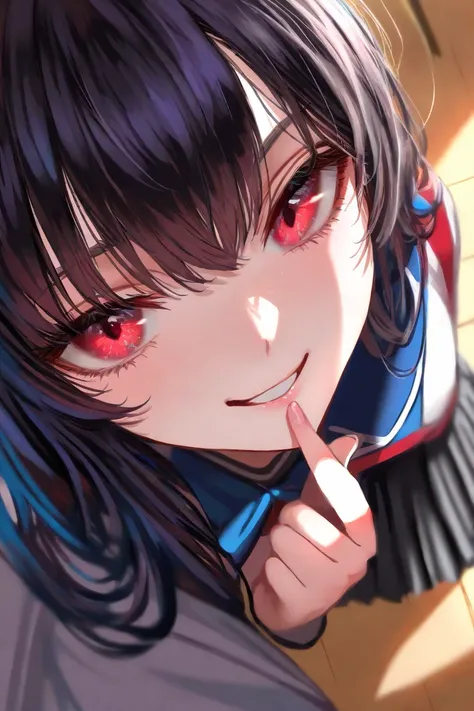 Masterpiece masterpiece ,   Superb,     good quality    ,  very sorry  , Shatternan  , 
fate \(series\), fate/Grand Order   ,   black hair ,  light red eyes,   sketch,  skin-covered and looks at a realistic human face while wearing a , smile,  long hair , ...