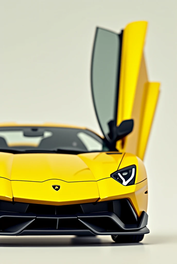 Lamborghini Aventador yellow open door