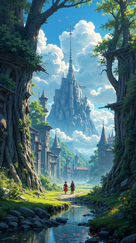  Immerse yourself in an anime-inspired fantasy world， filled with a gorgeous realistic touch ，With a score of more than 7 points 。 seeing the beauty of a Dutch angle scene ， full of expressive elements and artistic twists ， gives you a truly mesmerizing ex...