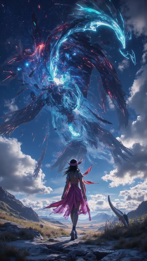  Immerse yourself in an anime-inspired fantasy world， filled with a gorgeous realistic touch ，With a score of more than 7 points 。 seeing the beauty of a Dutch angle scene ， full of expressive elements and artistic twists ， gives you a truly mesmerizing ex...