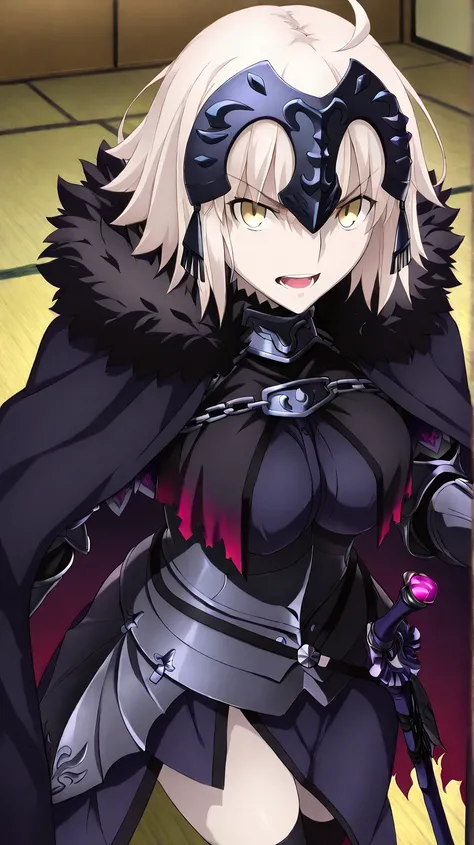 jeanne_d'arc_alter_(fate)
high resolution, masterpiece, necessary, detail, best quality, quality, necessary, tall details, High details, precise,
 
ufotable style, ufotable anime, smile
solo,1girl
Bgirl, jeanne d'arc alter, Fate Grand Order, Fate, Fate Gra...