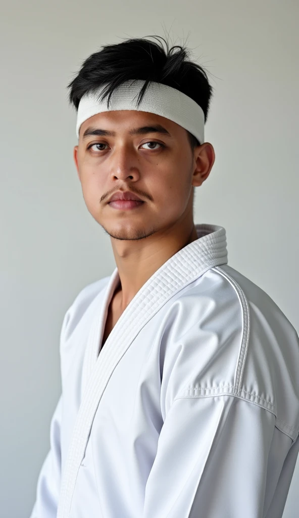 Spesific His name is Arlian. he is an Indonesian man aged 27 years, height 169 cm, weight 76 kg. 
Specific Sumatraism, facial structure with a strong jaw, droopy eyes, medium thickness eyebrows, pointed nose like an Indian, slightly thick lips and a slit i...