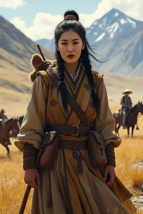 female mongol traveller