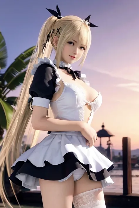 Marie Rose, anime girl with blonde hair and hair ornament, artwork in the style of guweiz, photorealistic anime girl render, photorealistic anime, Hyper realistic anime, Anime. Soft lighting, soft portrait shot 8 k, Realistic anime art style, 3 d anime rea...