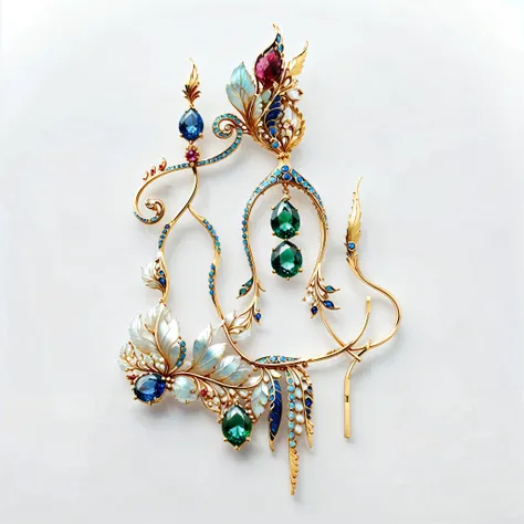 masterpiece. exquisite brooch , Depicts a Malagasy tourmaline phoenix , precious gemstone . Exquisite craftsmanship . high quality . Excellent improvements . (( Super Fine )). Table decoration , ...