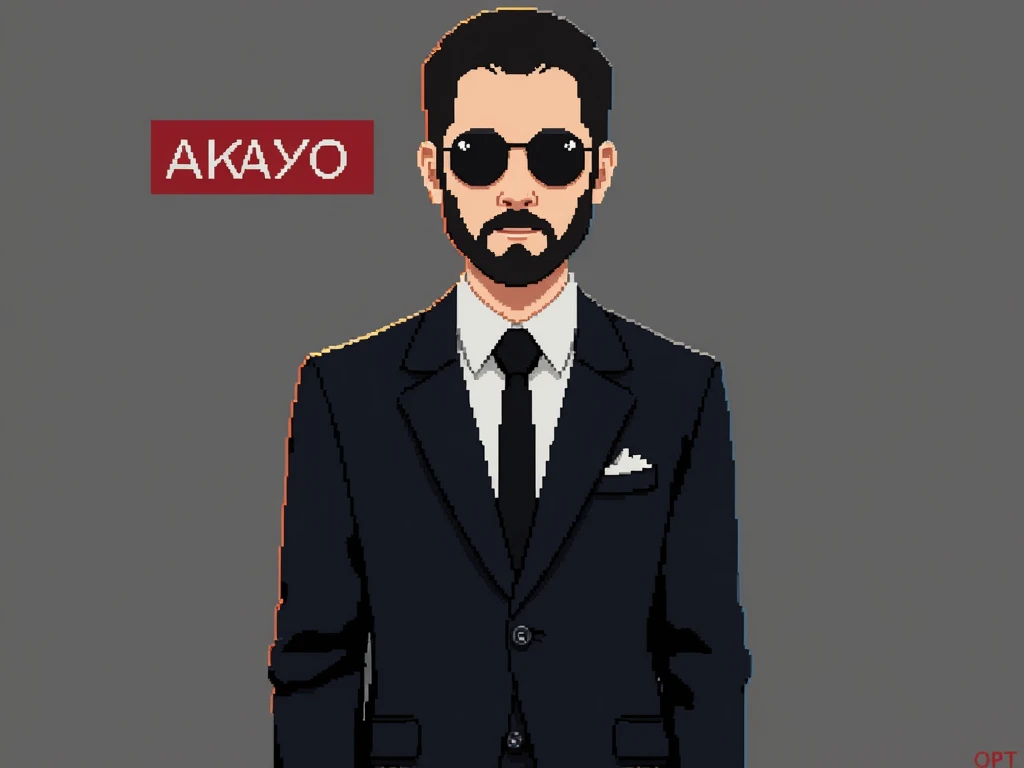 create me an avatar ,  there should be my nickname  "AKAYO ",  game and everything should be minimalistic. add it there, something related to the PAYDAY 2 game. Do not forget ,  that it should be an avatar , and my nickname should be  "AKAYO "