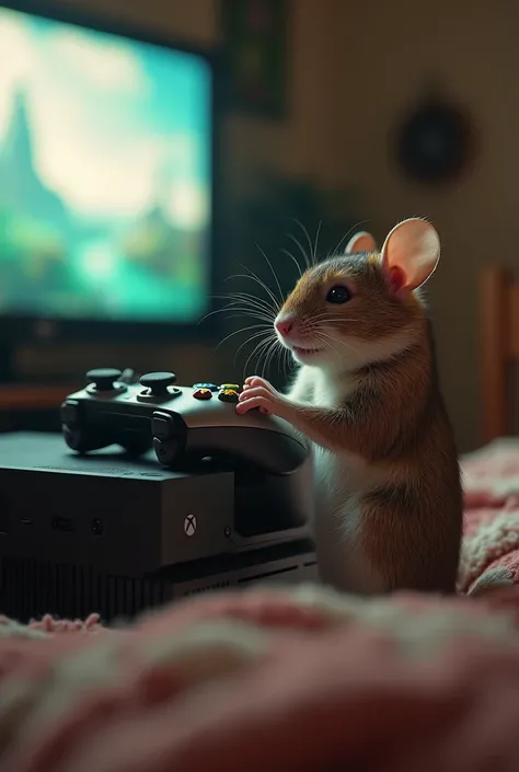 Human Greatness Mouse playing on Xbox