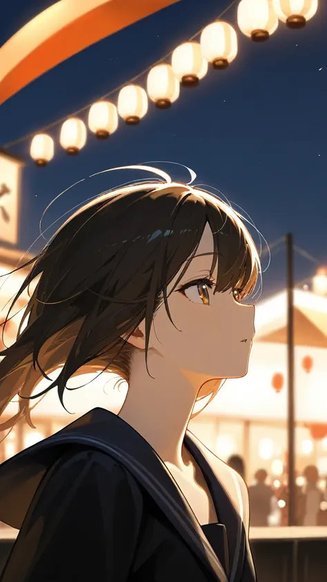 (masterpiece:1.2, highest quality),highest quality,detailed background,(detailed eyes),(detailed face:1.2),,a girl, night parade of hundreds demons