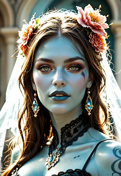 Beautiful undead Woman 