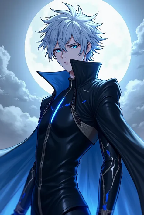 Character Name: Riku Arashi

Appearance:
Riku Arashi is an astonishingly beautiful and enigmatic figure, blending ethereal charm with raw intensity. His silver-white hair is wild yet stylish, naturally messy yet perfectly complementing his sharp, angular f...