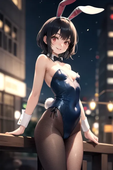  Masterpiece,  top quality,  Hi-Res,  ship this, black hair, red eyes, short hair, big breasted,    very detailed,  anime style for beautiful breasts:0.9,  photorealistic,  bright color,  depth of written boundary ,  blurry background,  cowboy _shot,  alon...