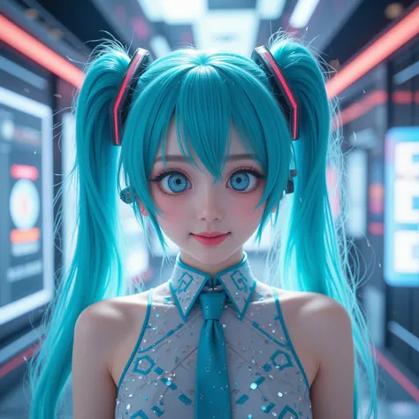 Hatsune Miku cosplay 