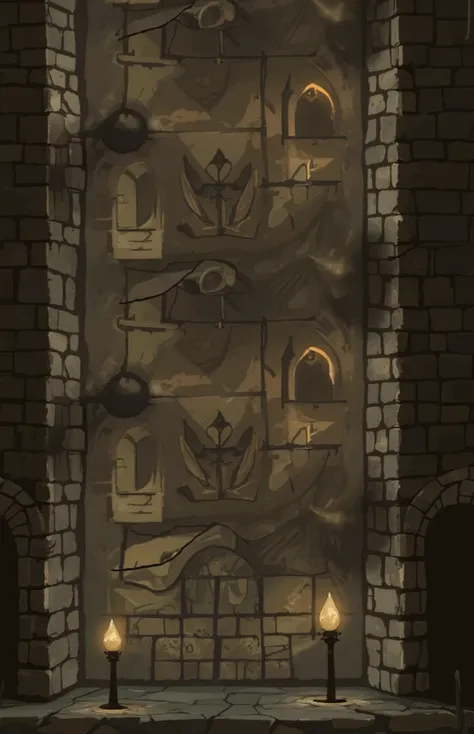 Background for mobile game, inner part of a tower, in a dungeon background, medieval castle background, castle background, dark castle background, gloomy medieval background, cathedral background, dark stone walls and pillars, medieval background, backgrou...