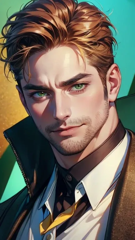 (        better quality,4K,8k,       highres,       masterpiece :1.2),       ultra-detailed      ,(realistic,photorealistic,photo-realistic:1.37),36-year-old man,3 day beard,Beautiful anime,Portraits,strong,Masculine,        with black hair  ,sharp jaw,   ...