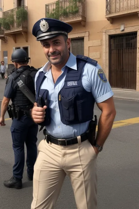 A Spanish cop