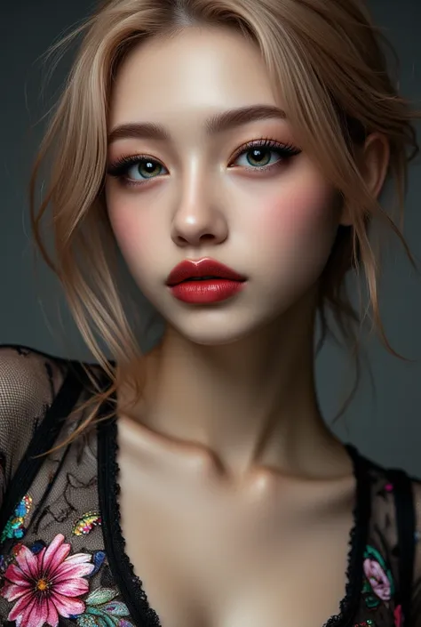 Realistic ((Photorealistic realism)), Hyper high resolution, ((Hyper insanel quality, epice masterciece, intricately detailed digital art)),((focus on extremely Realistic Proportion Body:1.3)),(portrait),((a cute and very beautiful, yung, 1 Japanese, 18yo,...