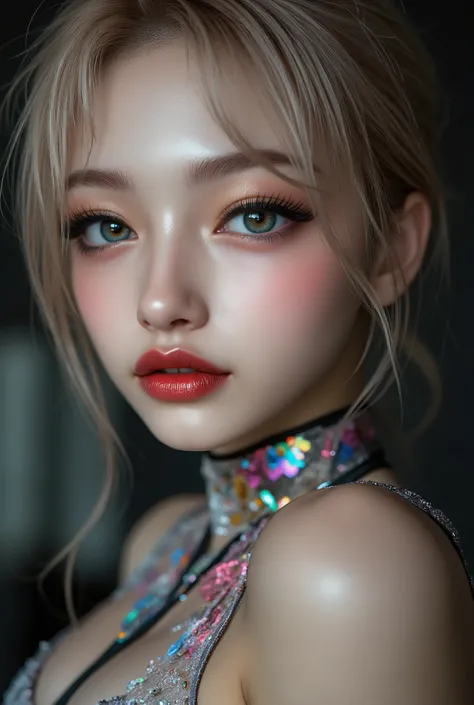 Realistic ((Photorealistic realism)), Hyper high resolution, ((Hyper insanel quality, epice masterciece, intricately detailed digital art)),((focus on extremely Realistic Proportion Body:1.3)),(portrait),((a cute and very beautiful, yung, 1 Japanese, 18yo,...