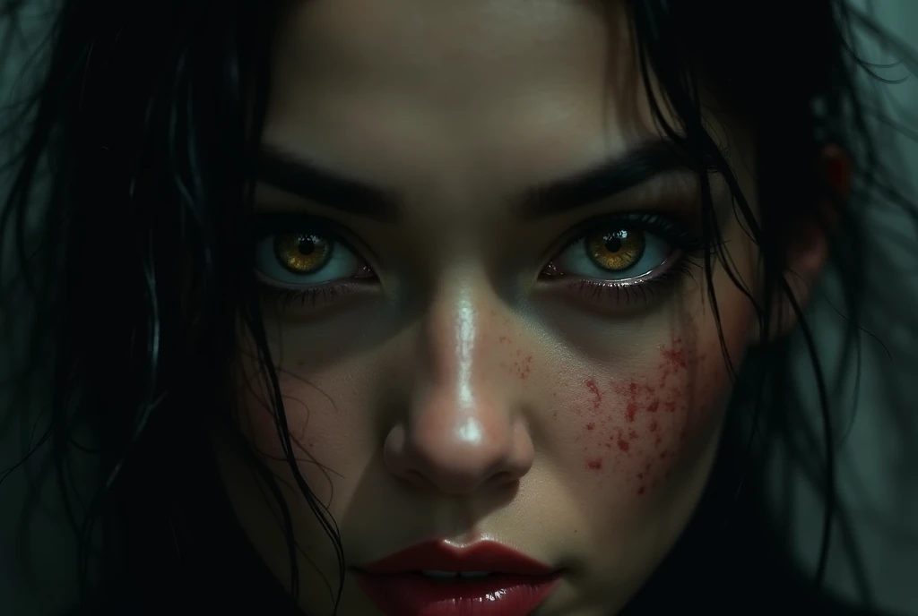 The eyes of a beautiful, greedy and ambitious woman are those of a dangerous, bewitching seductress, filled with vile calculations and immoral malice, who are trying to trap you in a trap of ruin.