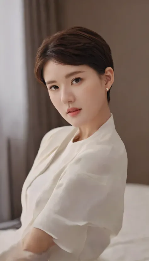 8k, Ultra-high resolution, Highest quality, masterpiece,1girl, Solo, Short Hair,