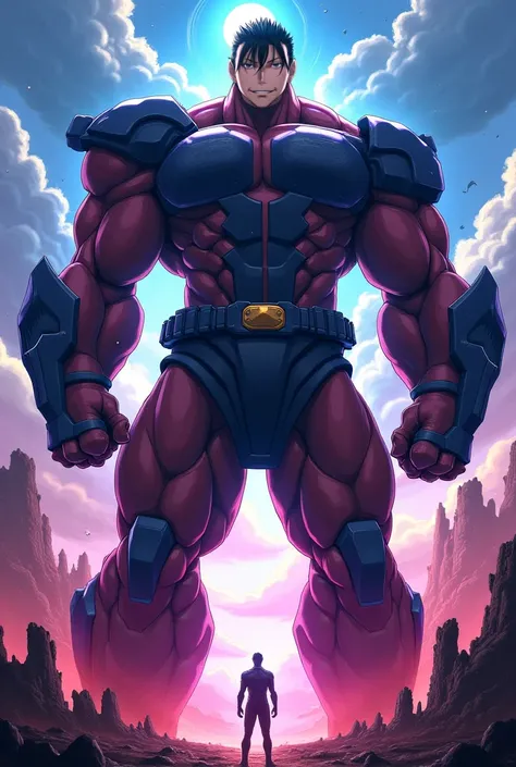  Create an anime character like the one I'm going to leave, he's also very big and strong. 