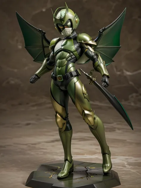 ((best quality)), ((masterpiece)), (detailed), 1 male, full body, 25 years old, masked, lemon green mask covering his entire head, smooth head, mask covering his mouth, 1 small crest on his head, oxygen mask, angry expression, black collar, tall and strong...