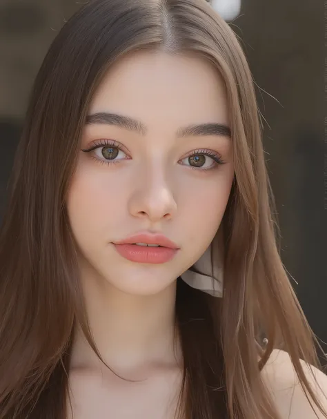 A close up photograph of the most beautiful 18 year old girl alive, dramatic and stunning award winning photo, dramatic linear delicacy, shot on Sony aiii high resolution digital camera, hyper realistic skin, global illumination, very natural features, TIM...