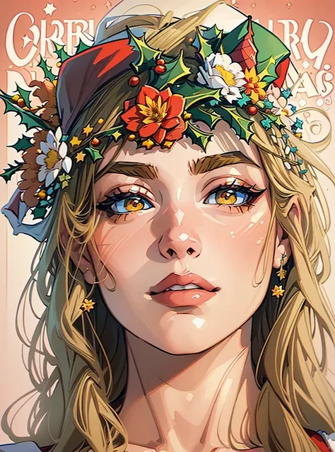 arafed woman with a flower crown on her head, flower goddess, flowers on heir cheeks, lorde, persephone in spring, covered with flowers, female portrait with flowers, flower queen, she has a crown of flowers, woman in flowers, with flowers, flower , covere...